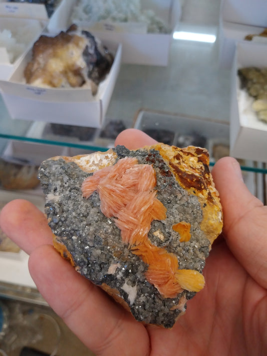 Barite, Cerussite, and Galena From Morocco