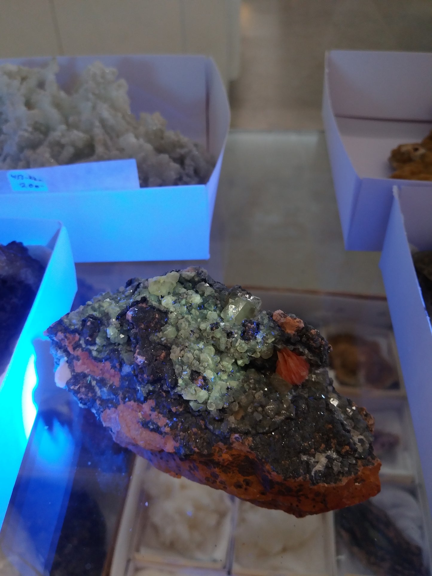 Barite, Cerussite, and Galena From Morocco