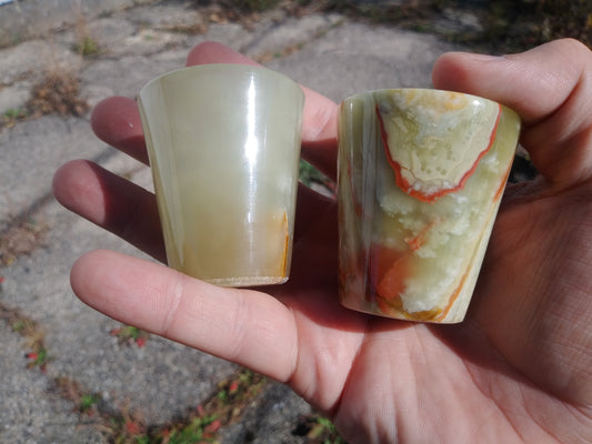Pack of 2 Onyx Shot Glasses