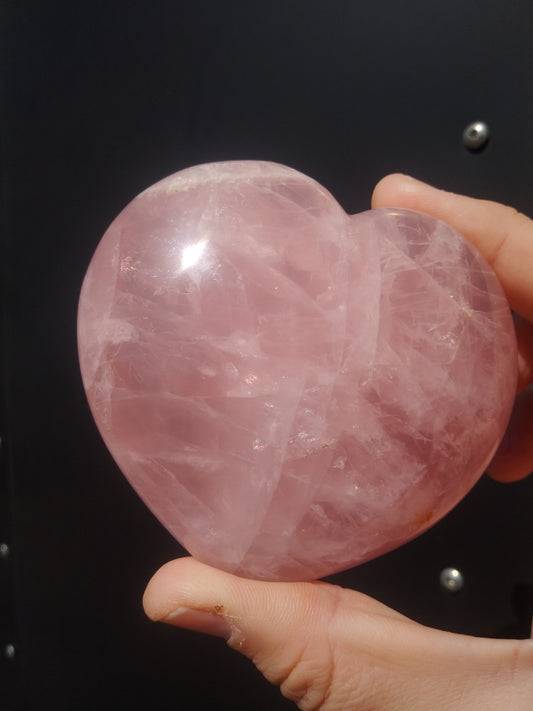 STUNNING Rose Quartz Heart