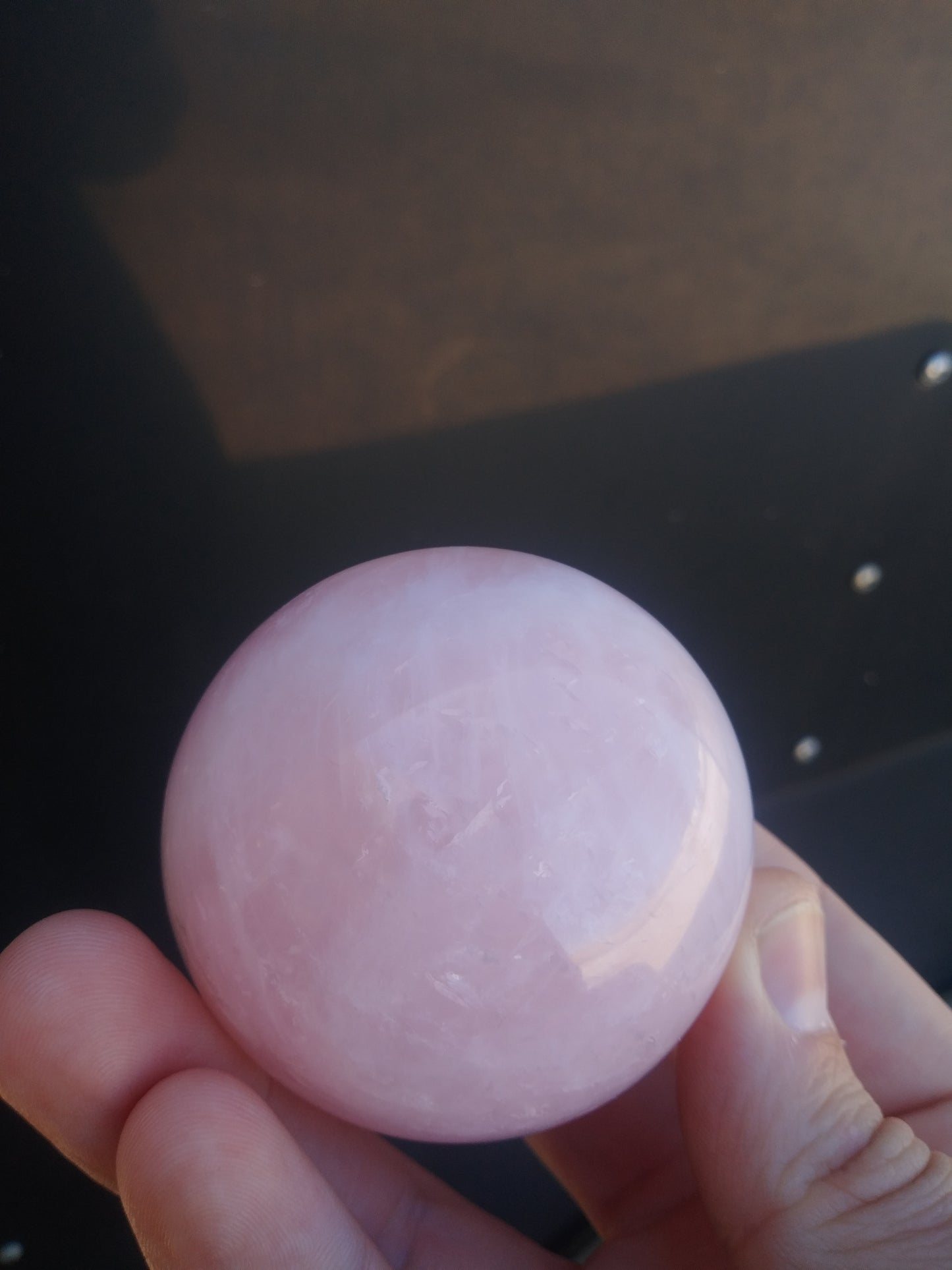 Rose Quartz Sphere (roughly 50mm)