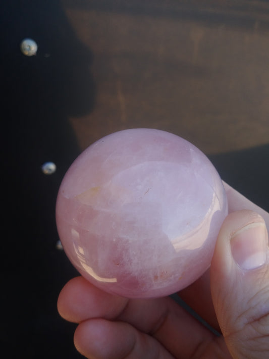 Rose Quartz Sphere (roughly 50mm)
