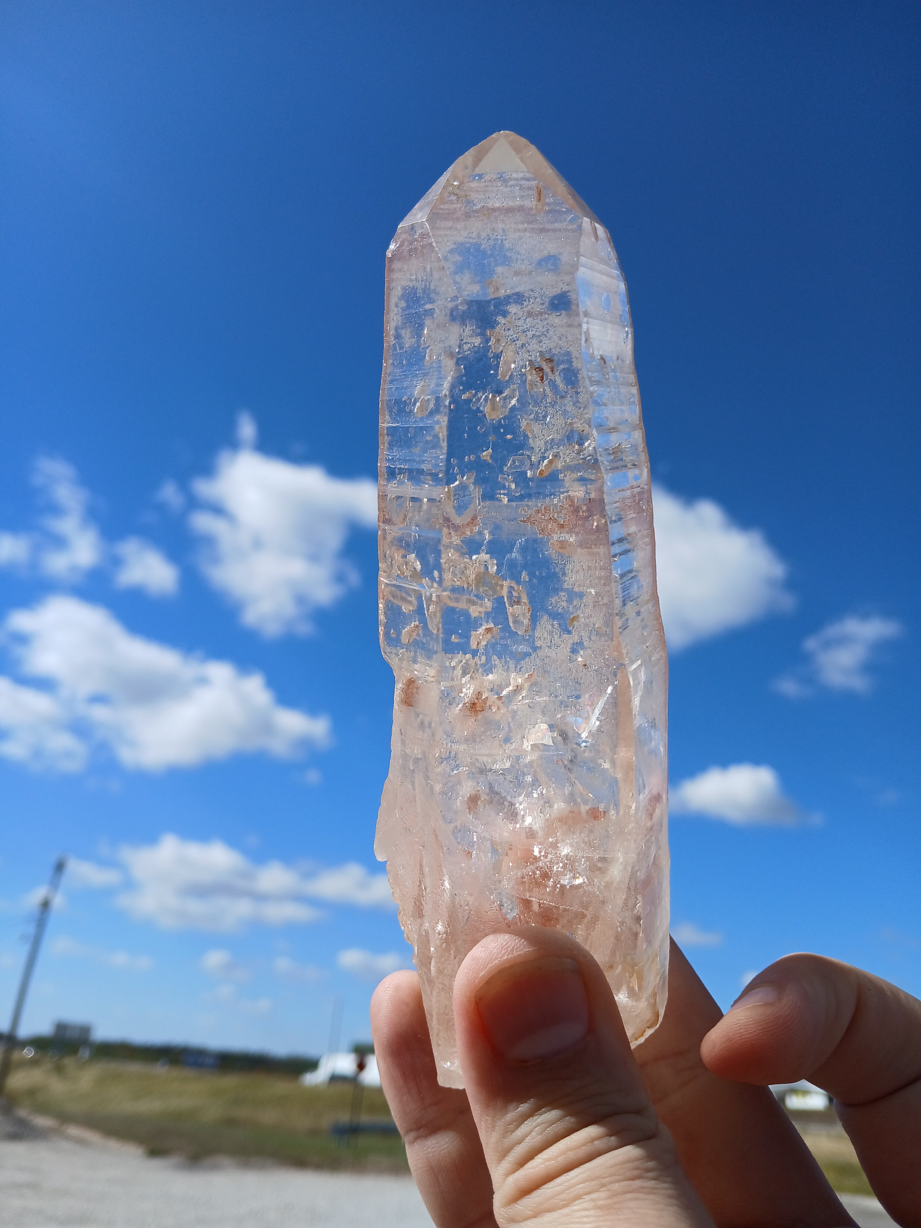 STUNNING Quartz Crystal Point – Mooney Fine Mineral