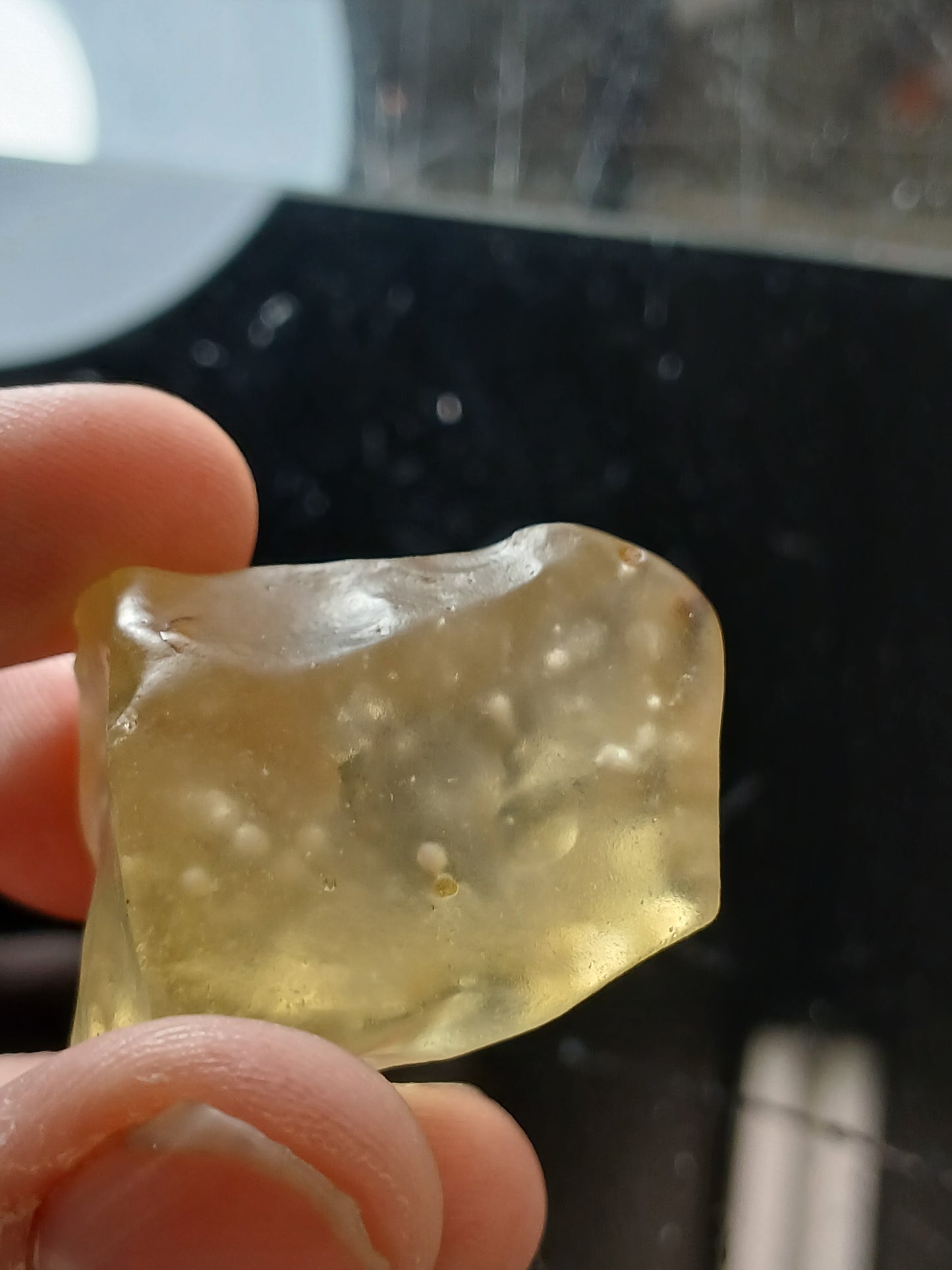 RARE AAA Quality Libyan Desert Glass With Cristobalite Inclusions 29g