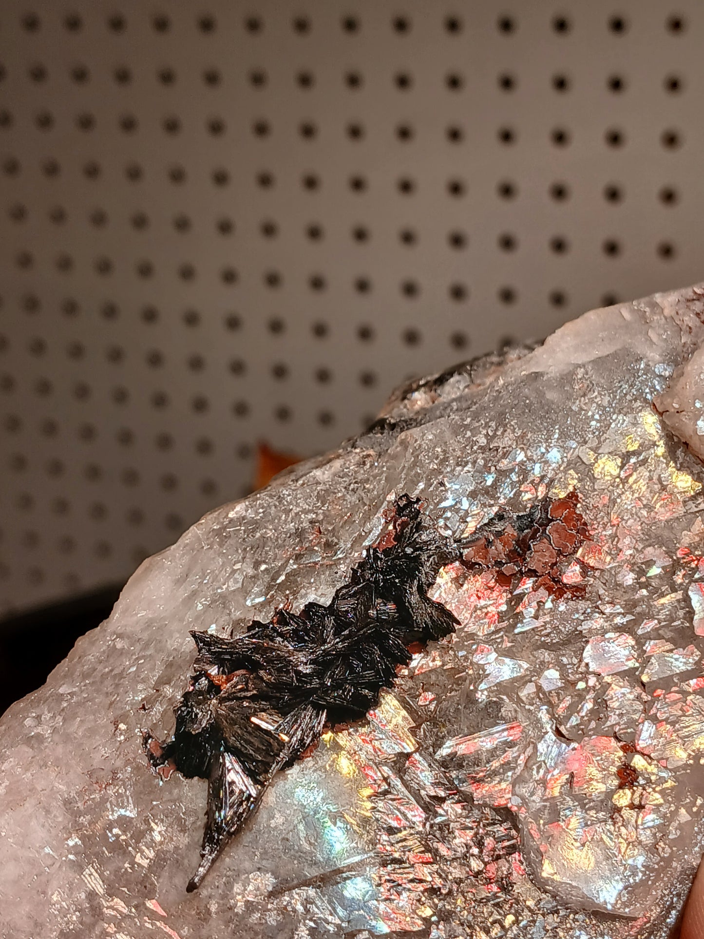Rare Association Mineral: "Healed" (Remineralized) Smoky Quartz, Excellent Goethite, and Amazonite