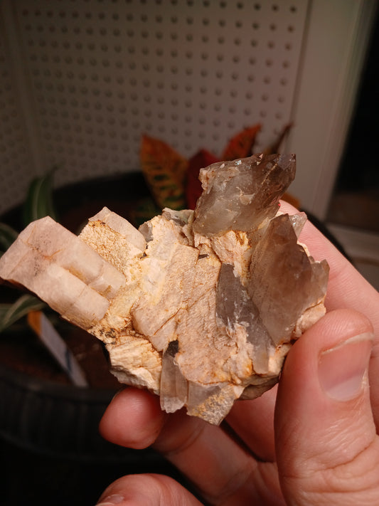 Smoky Quartz and Microcline