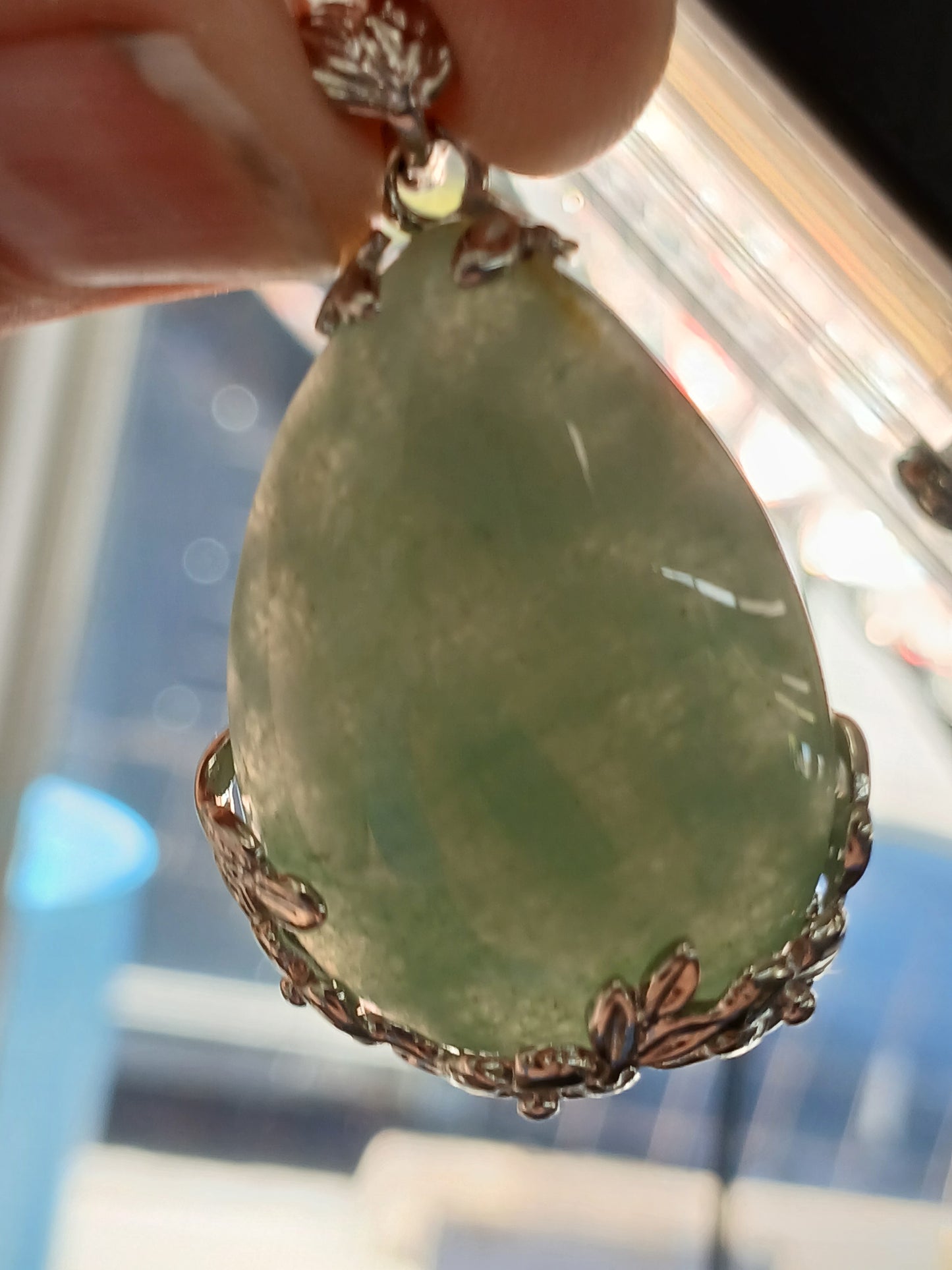 Green Aventurine "Fruit" Pendant