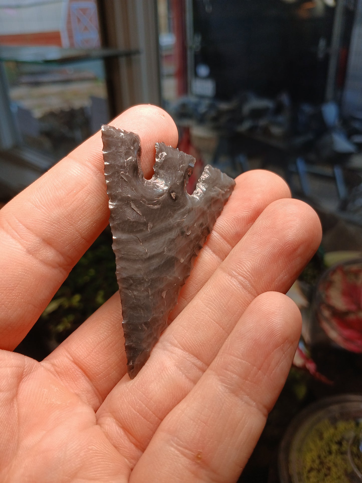 Locally Crafted *Rare* Tonapa Rainbow Obsidan Point