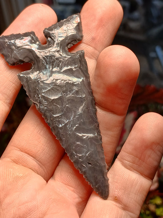 Locally Crafted *Rare* Tonapa Rainbow Obsidan Point