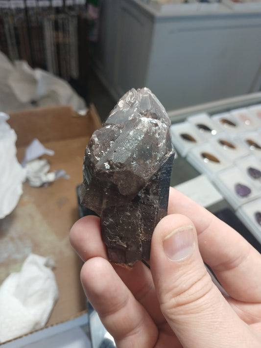 Healed Smoky Quartz w/ Hematite Inclusions