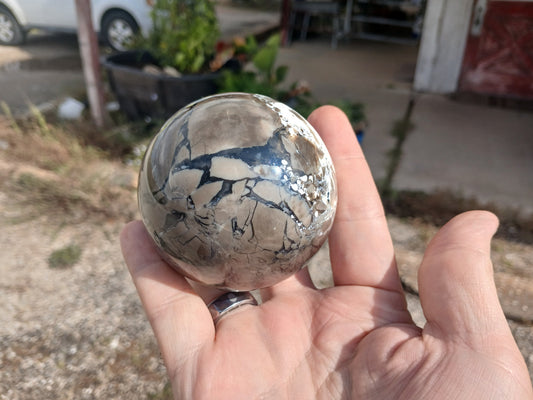Fluorescent Breccia Sphere