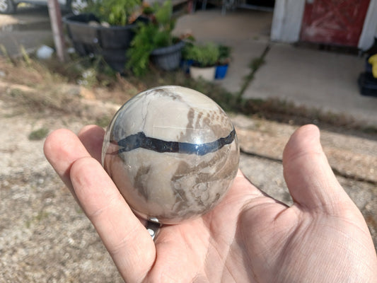 Fluorescent Breccia Sphere