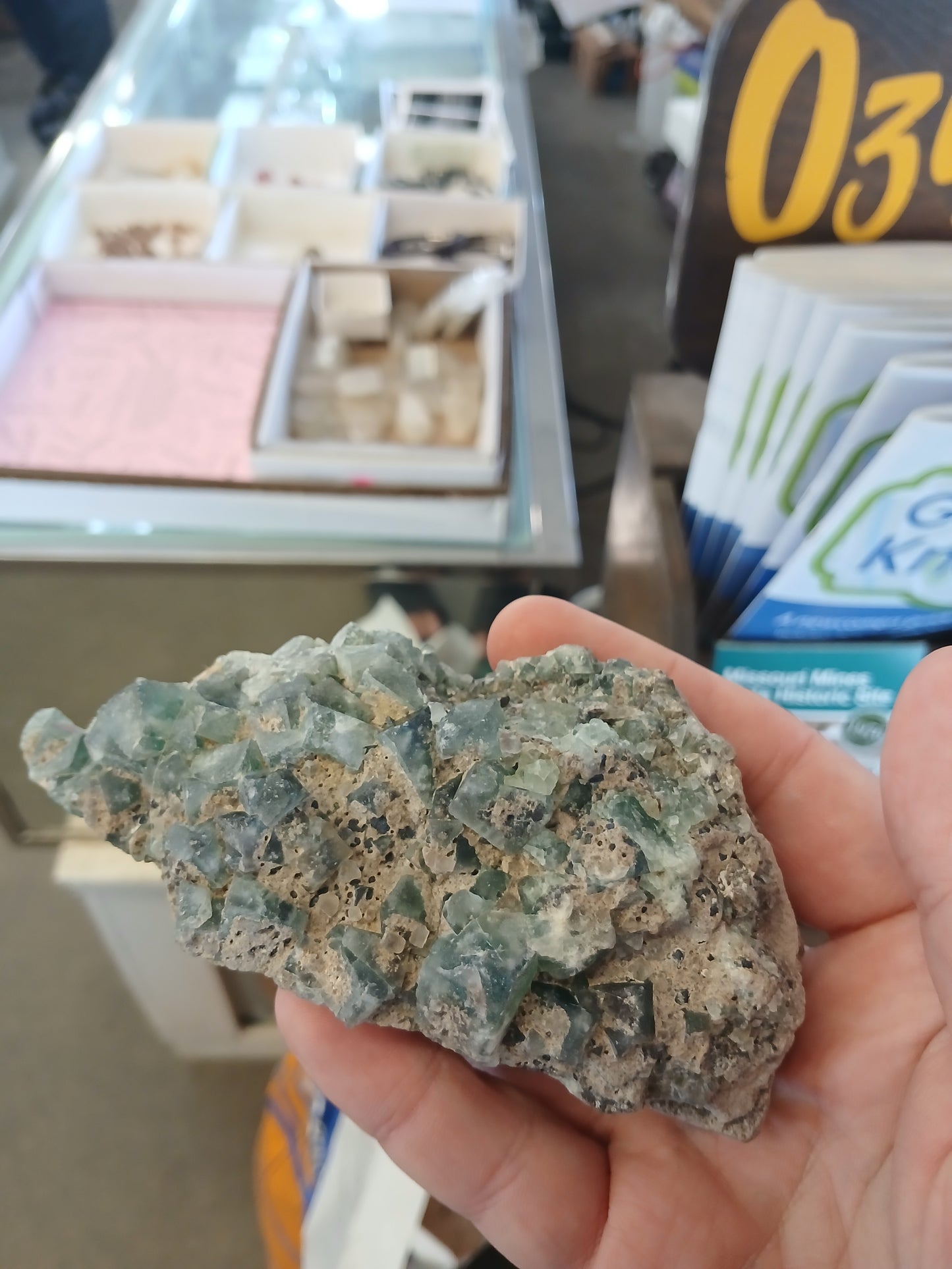 Rogerly England Fluorite Cluster