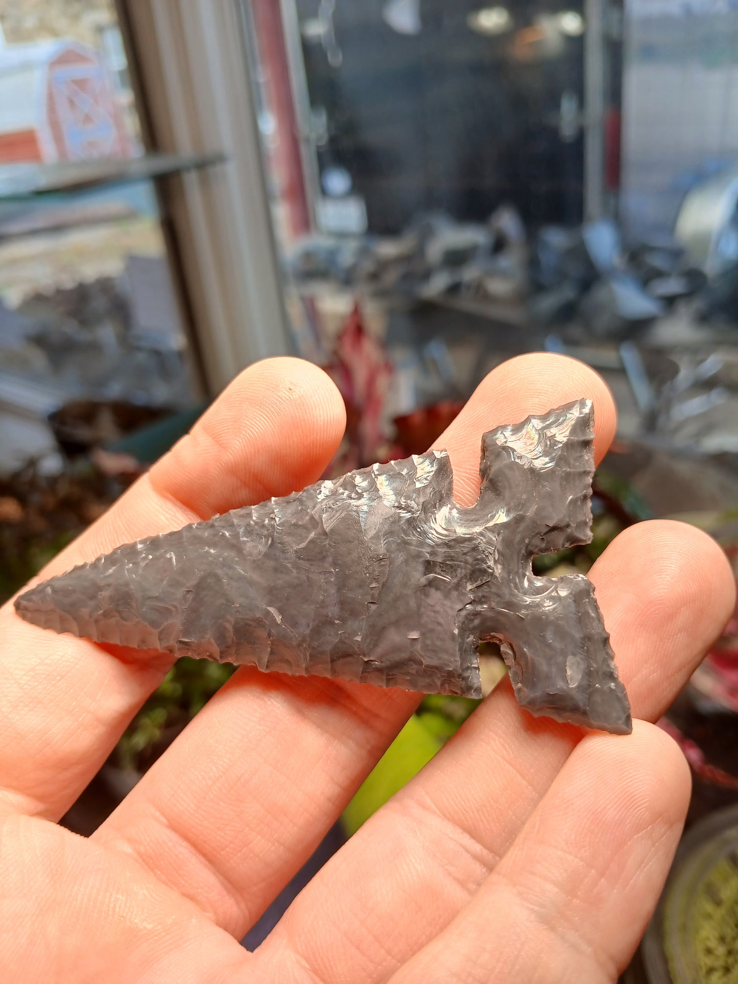 Locally Crafted *Rare* Tonapa Rainbow Obsidan Point