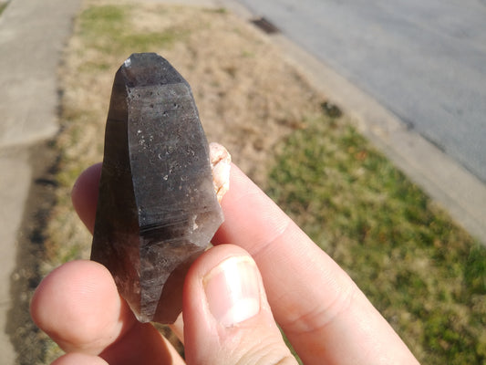 Gem Quality Smokey Quartz With Microcline Feldspar