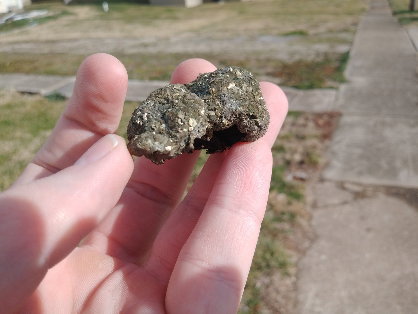 Pyrite after Galena