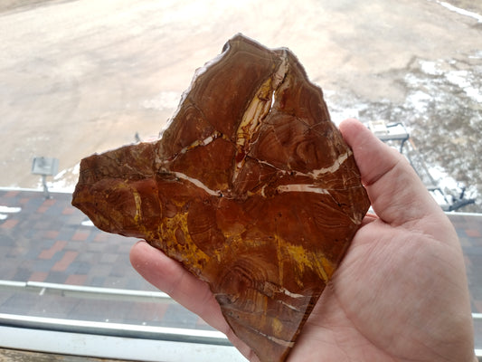 Brecciated Jasper Resin Slab