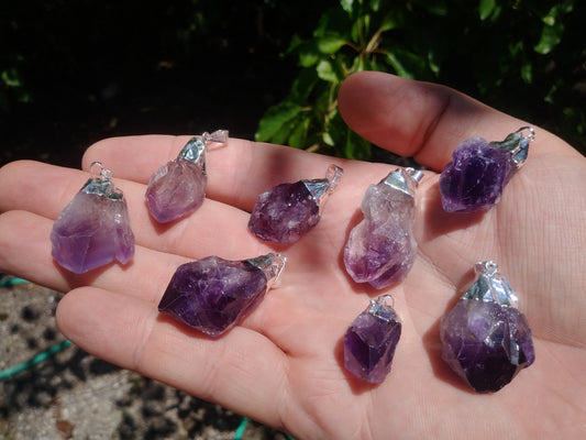 Assorted Amethyst Pendants