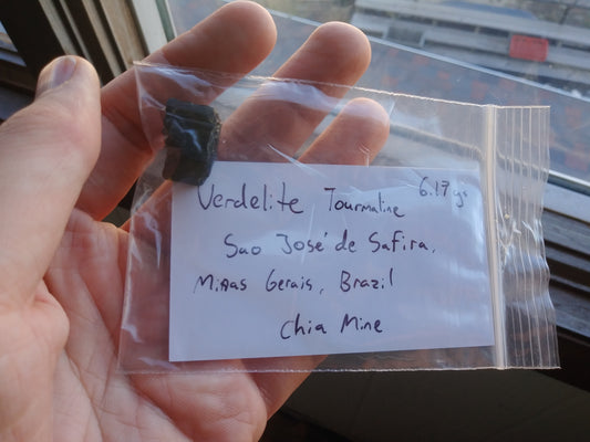 6.17 Grams of Verdelite Tourmaline