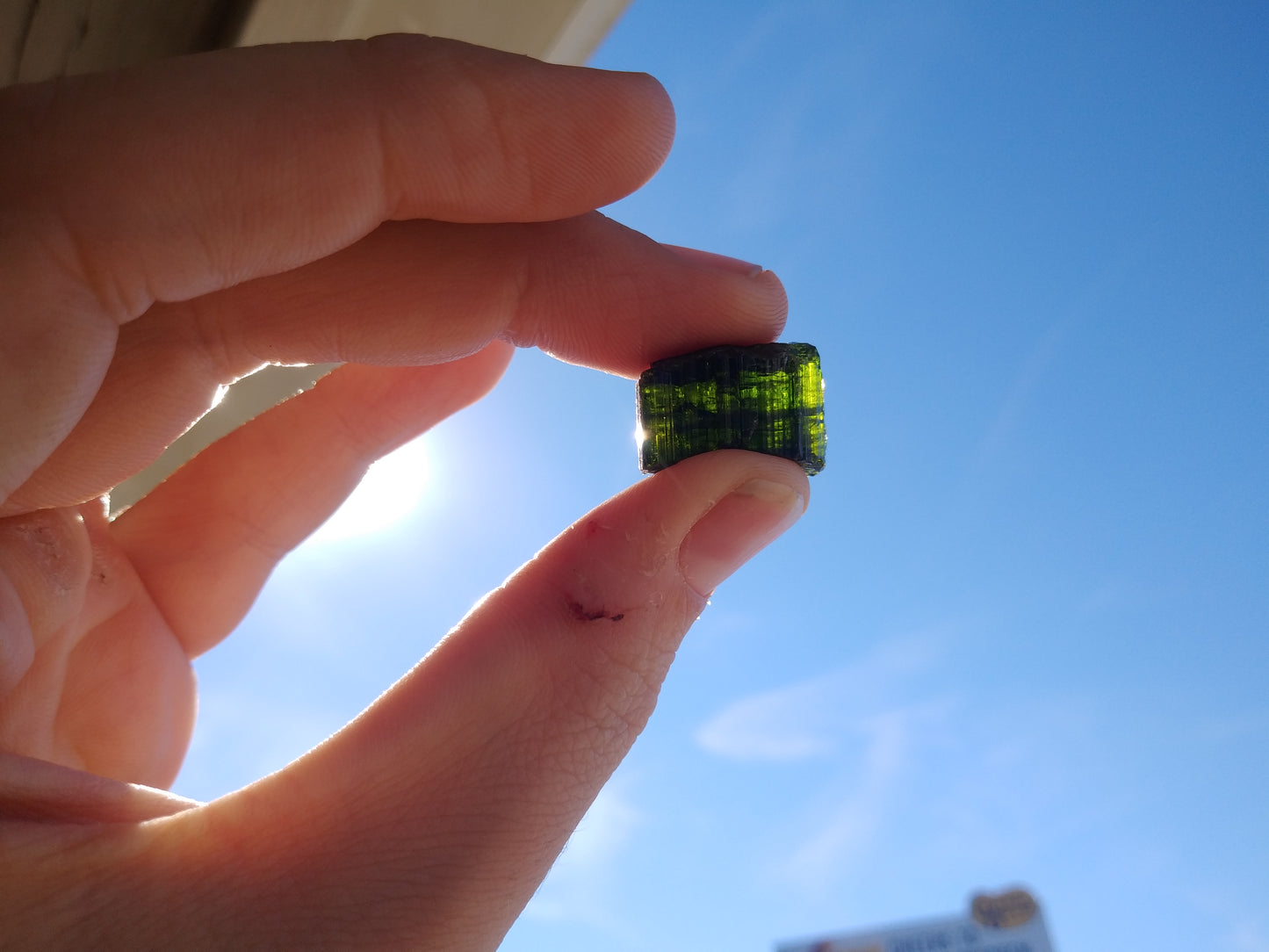 6.17 Grams of Verdelite Tourmaline