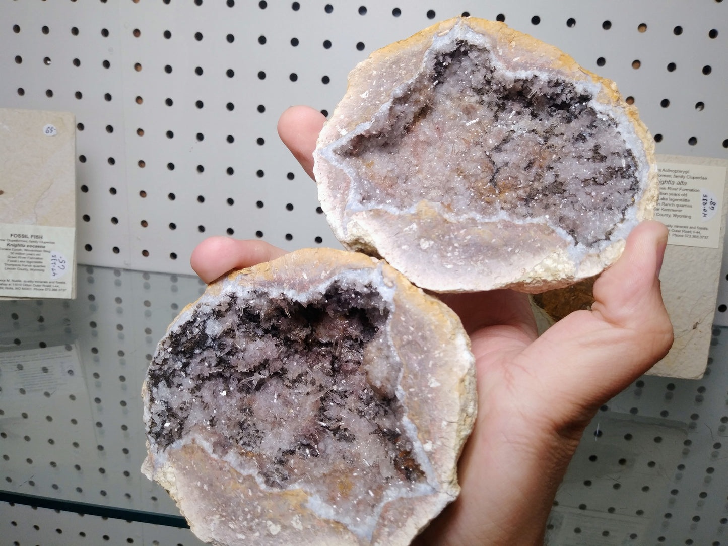 Opened Crystal Canyon Geode