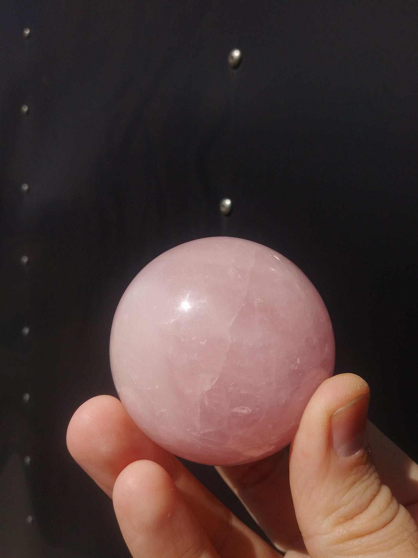 Rose Quartz Sphere (roughly 50mm)