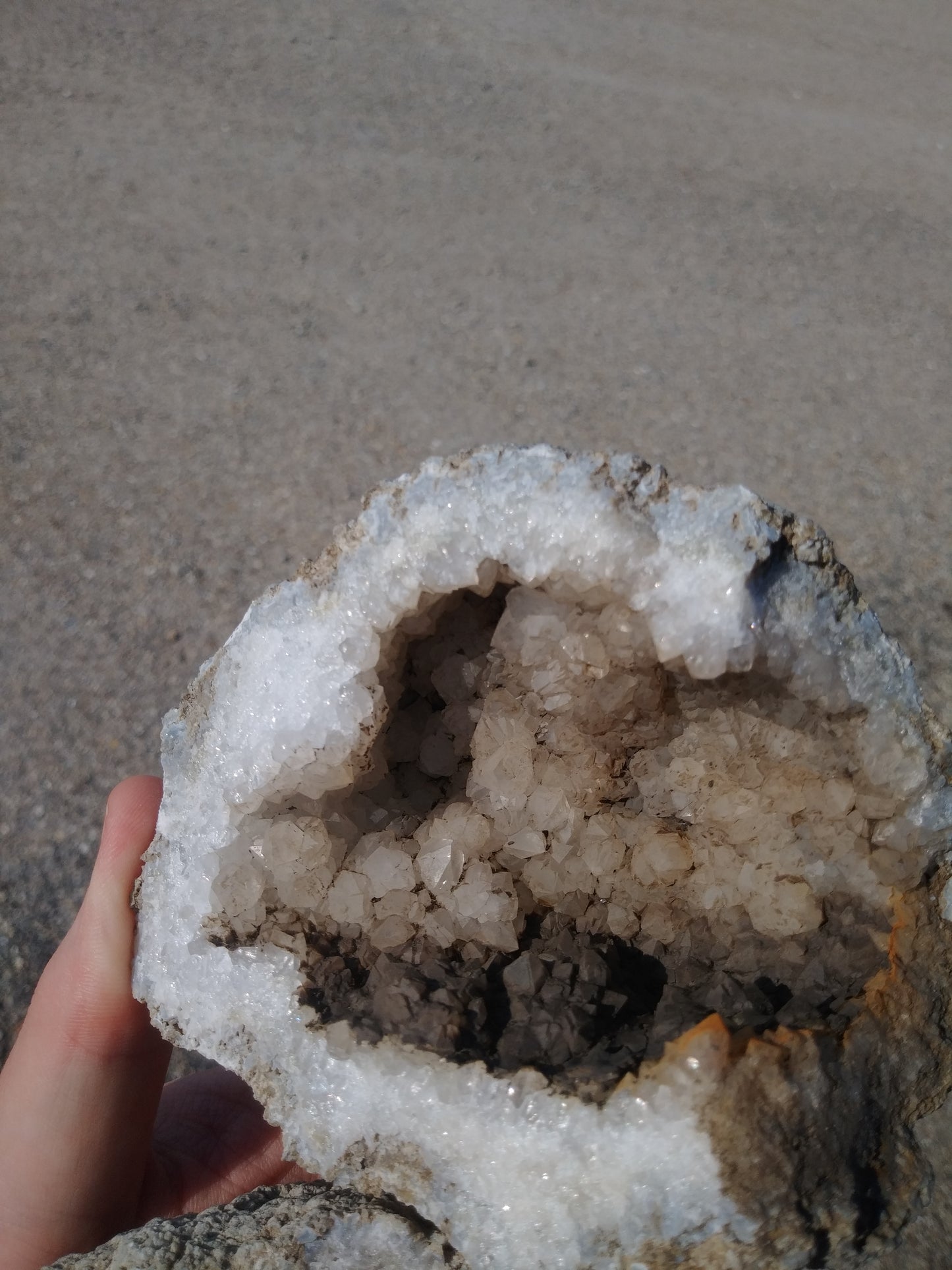 Pre-Cracked Warsaw Formation Geode (4ish Inch)