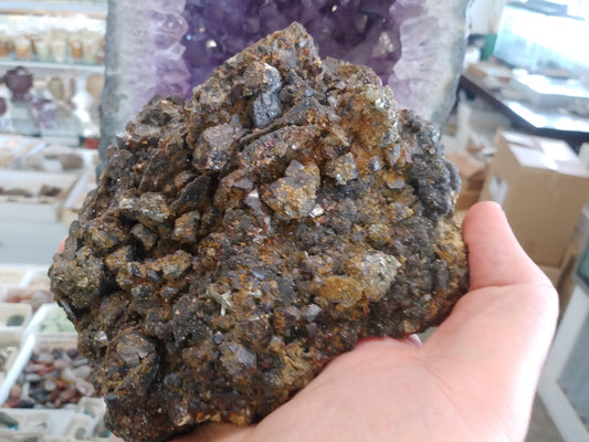 Tri-State (Joplin) Breccia - Sphalerite, Pyrite, Marcasite, Chalcopyrite, and Quartz with Chert