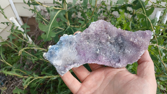 Quartz Variety Amethyst With Agate, Aragonite Pseudomorphs AND Fluorite Pseudomorphs