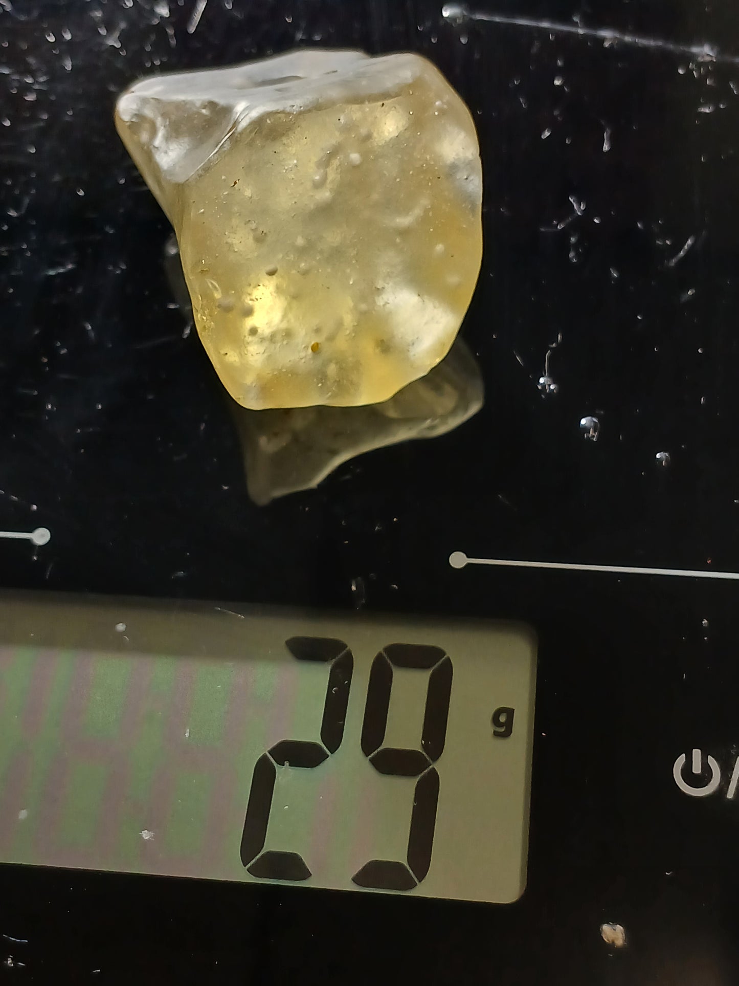 RARE AAA Quality Libyan Desert Glass With Cristobalite Inclusions 29g