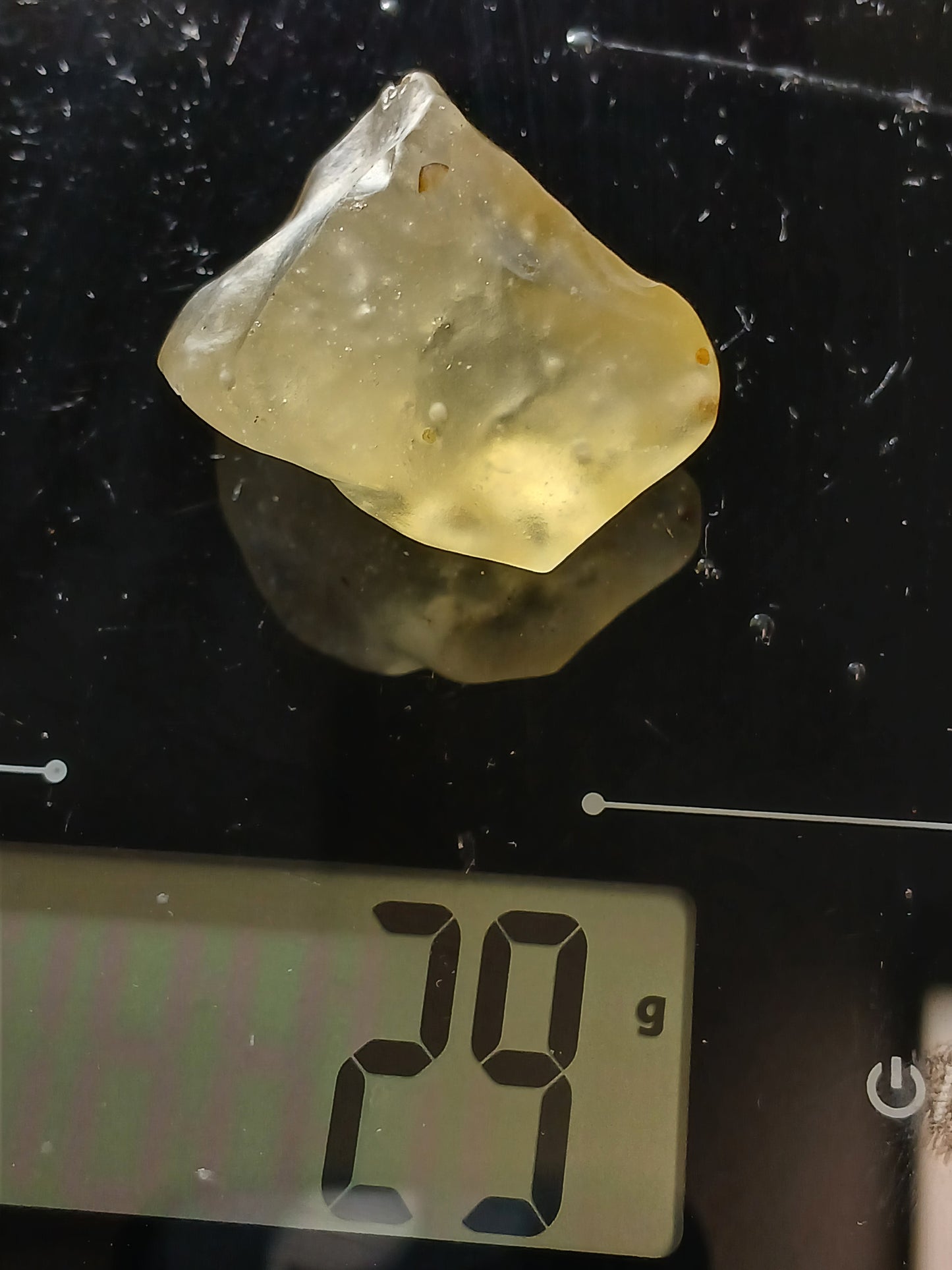 RARE AAA Quality Libyan Desert Glass With Cristobalite Inclusions 29g