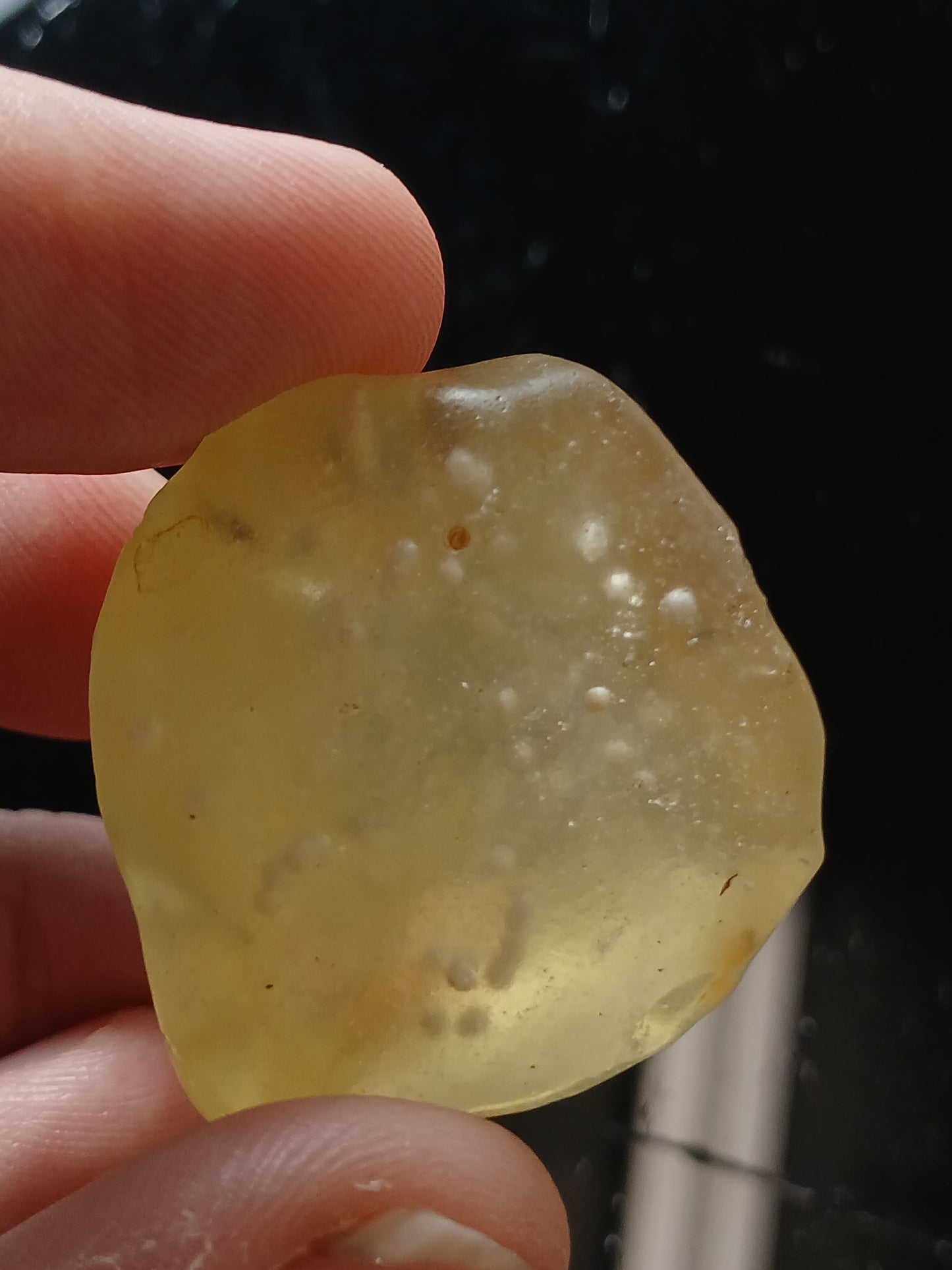 RARE AAA Quality Libyan Desert Glass With Cristobalite Inclusions 29g