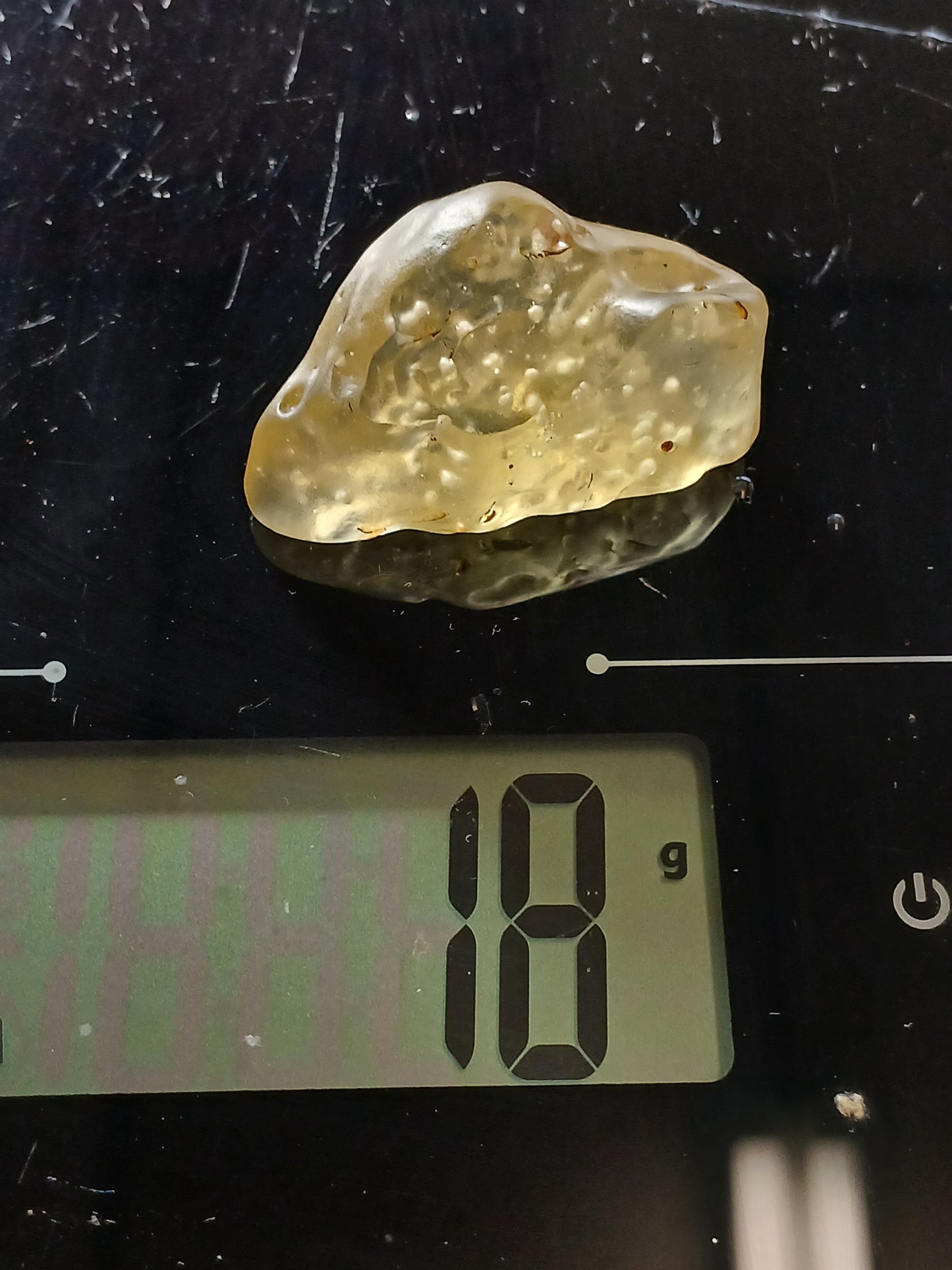 RARE AAA Quality Libyan Desert Glass With Cristobalite Inclusions 18g