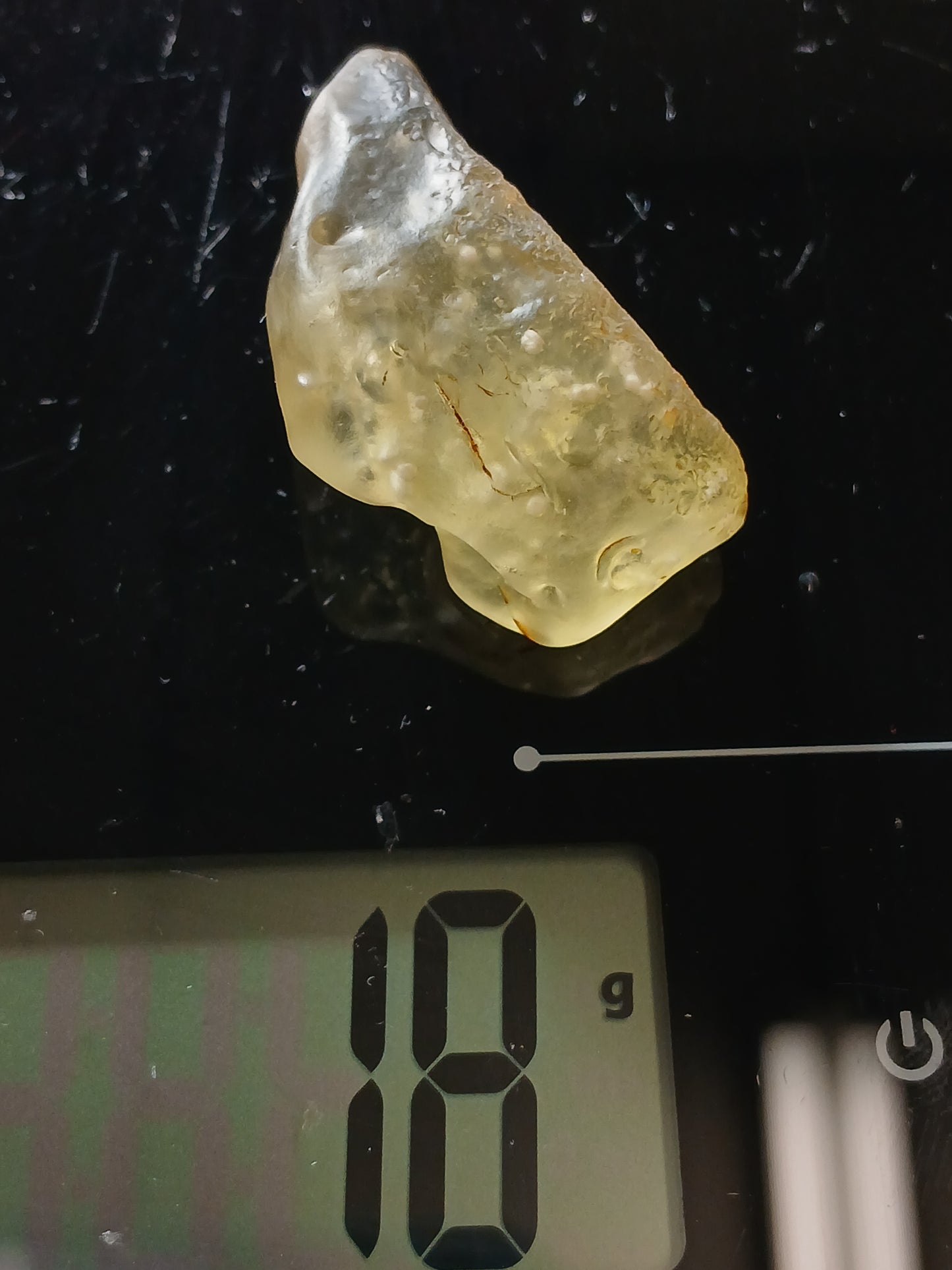 RARE AAA Quality Libyan Desert Glass With Cristobalite Inclusions 18g