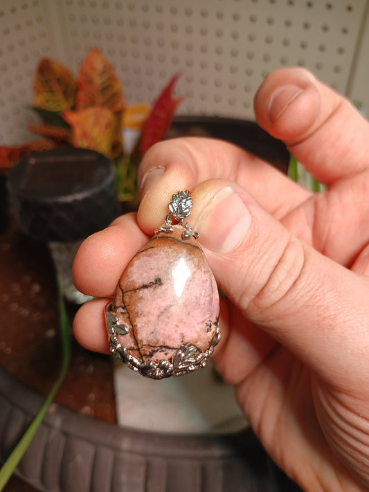 Rhodonite "Fruit" Pendant