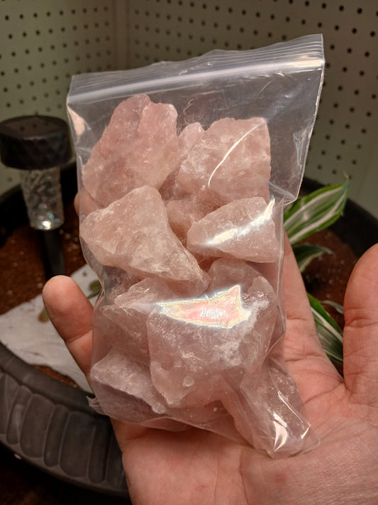 1lb Rough Rose Quartz (1-2in)