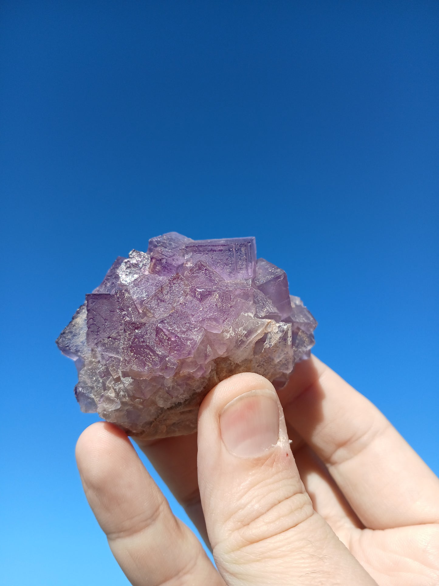 Fluorite on Matrix - New Mexico