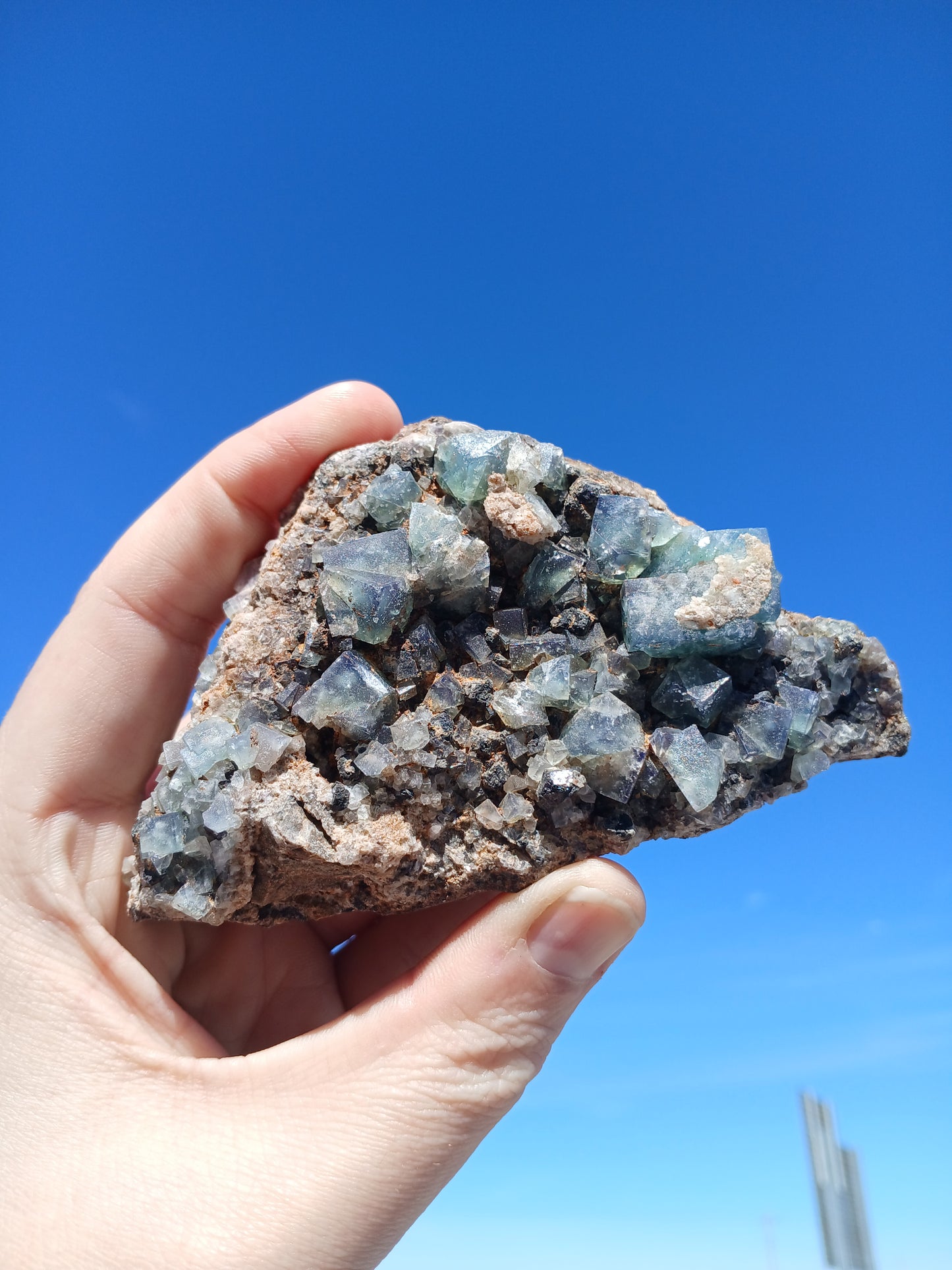 Rogerly England Fluorite Cluster