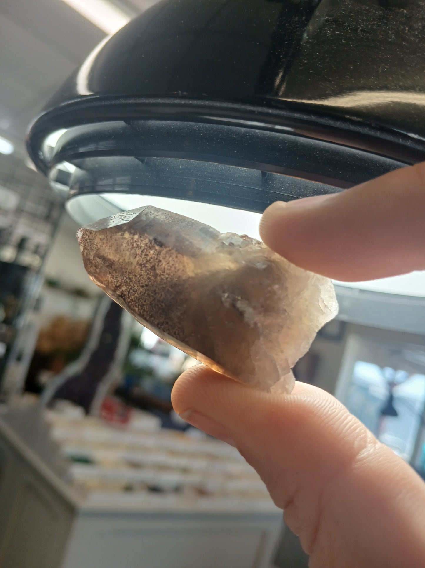 Hematite Included Smoky Quartz