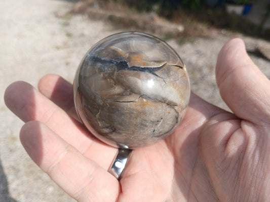 Fluorescent Breccia Sphere