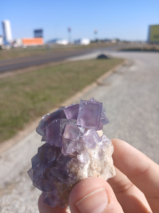 Fluorite on Matrix - New Mexico