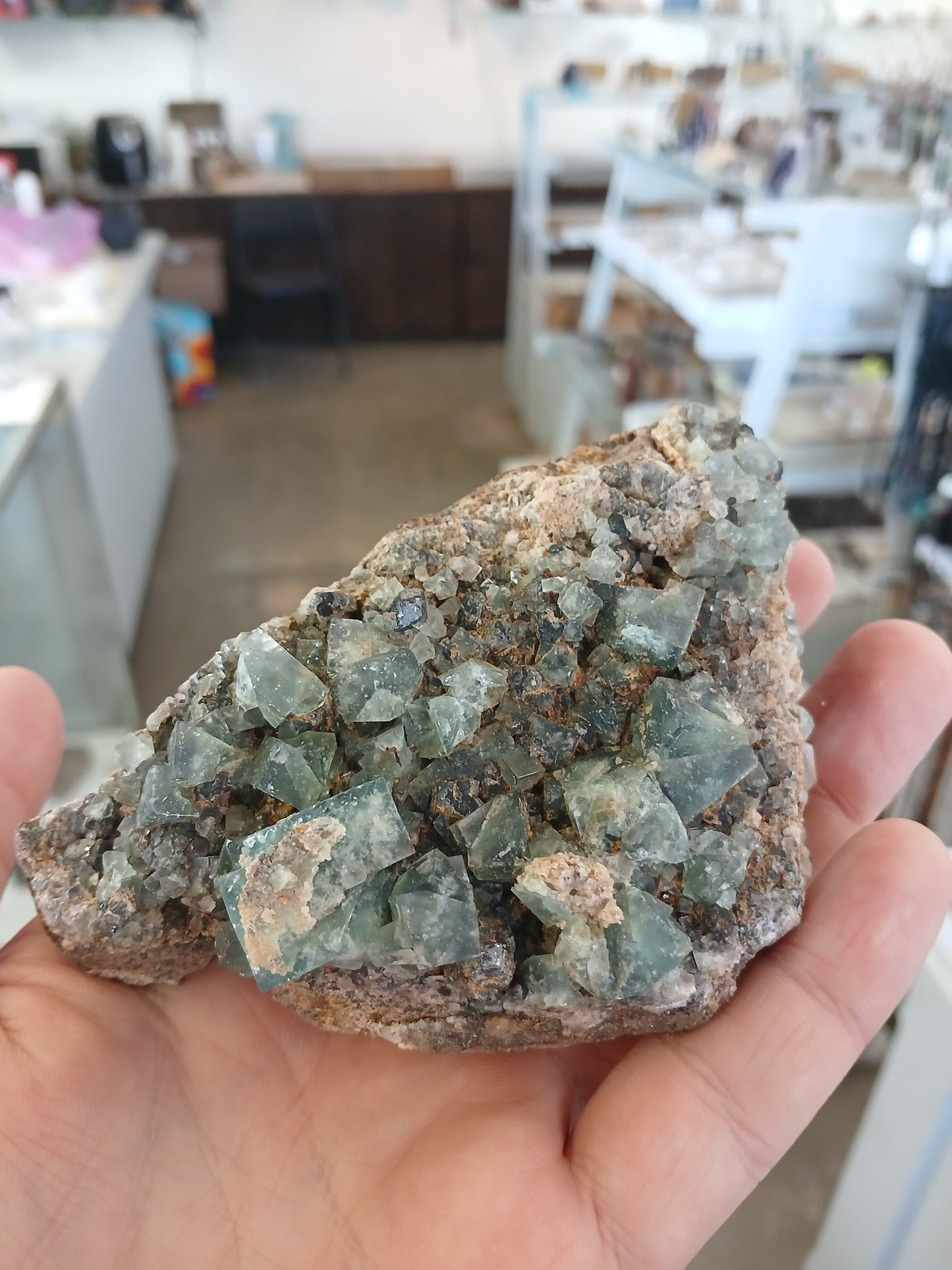 Rogerly England Fluorite Cluster