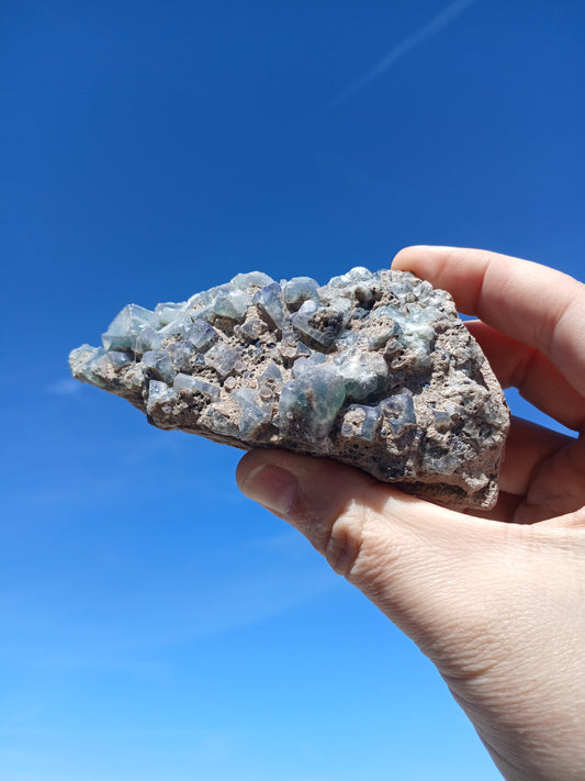 Rogerly England Fluorite Cluster