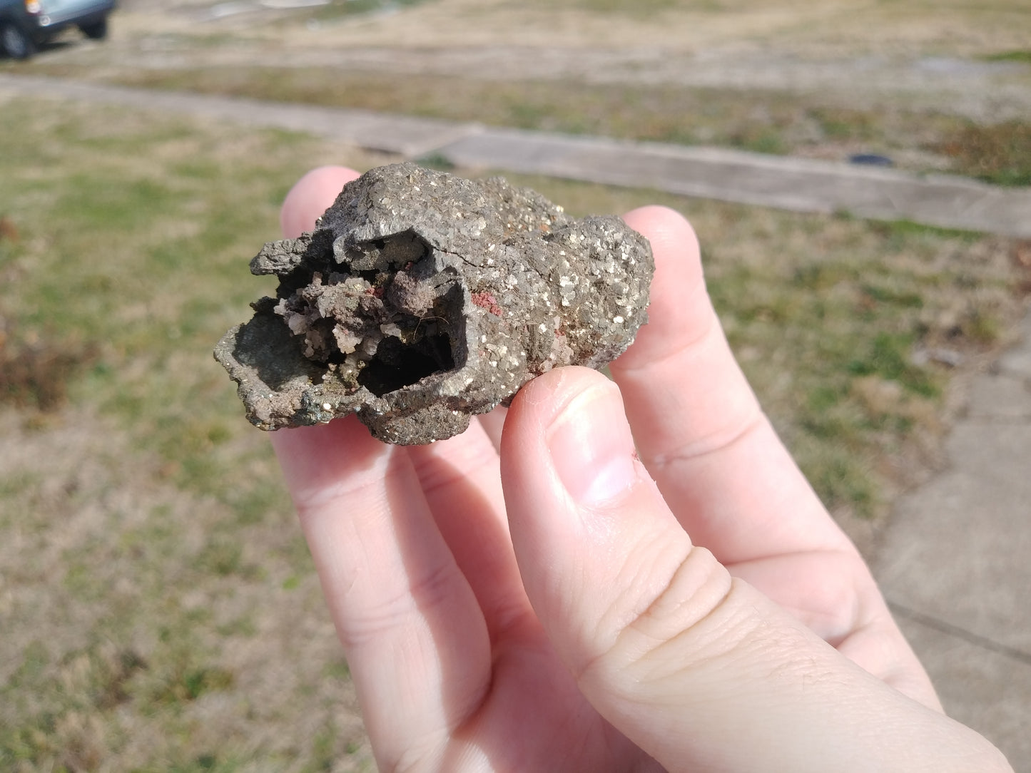 Pyrite after Galena